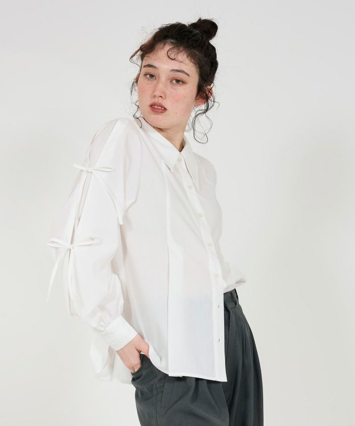 郵送買取 新品5台以上送料無料キャンペーン中！！  JUNYAWATANABE】16SS タック半袖ブラウス （半袖ブラウス｜事務 シャツ/ブラウス(半袖/袖なし)
