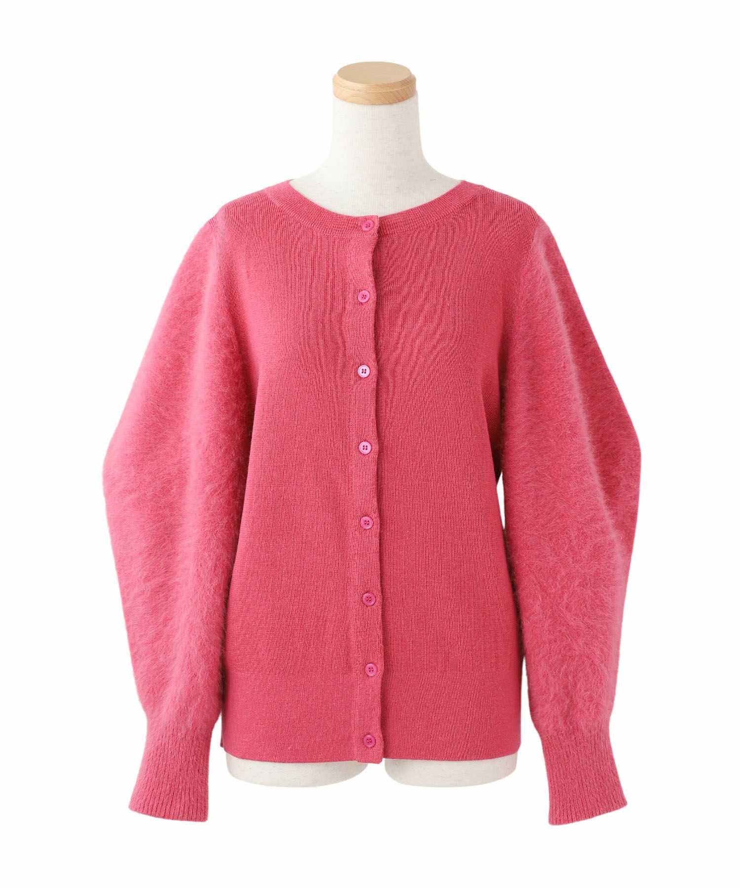 限定Price！SALE フォックス カシミア 袖切り替え フェザー 