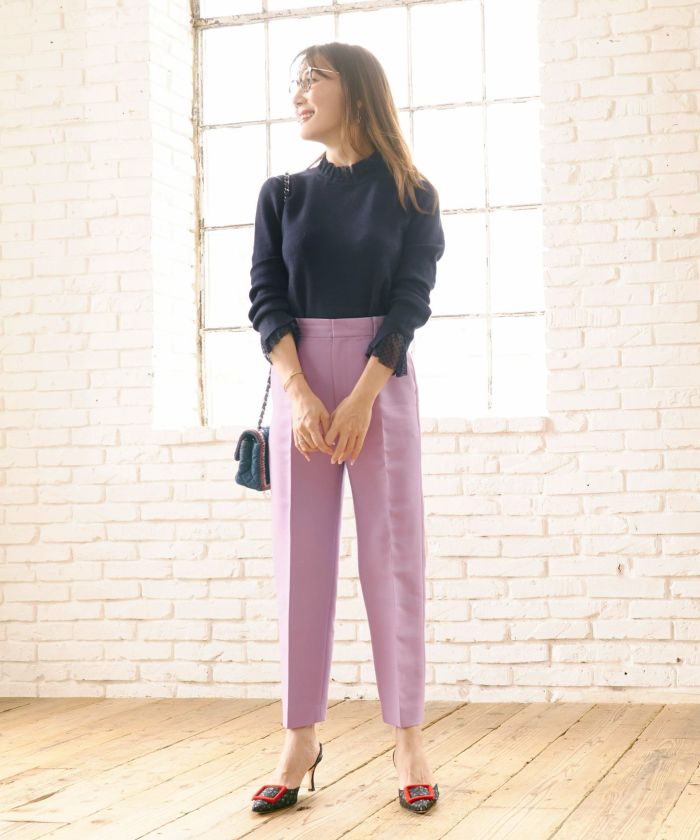 LILY BROWN ボリュームフリルニットプルオーバー LILY BROWN｜ボリュームフリルスウェット | Rakuten Fashion