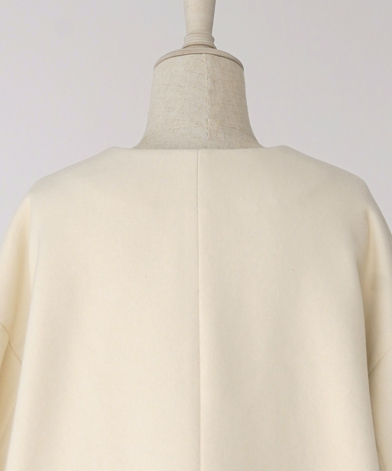 レディース/コート/アウター/エコファー/ファーコート/秋/冬/長袖/アイボリー/ブラック