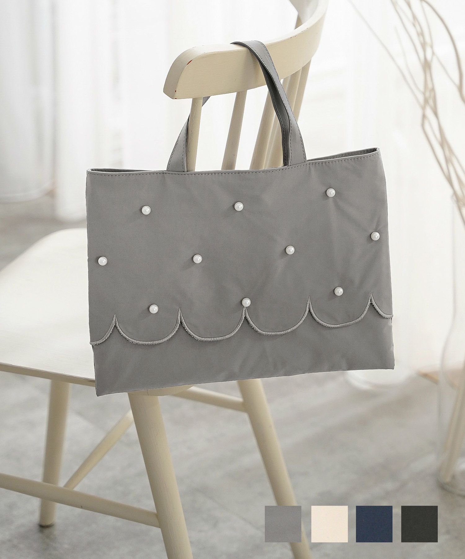 スカラップ パール バッグ Liala×PG