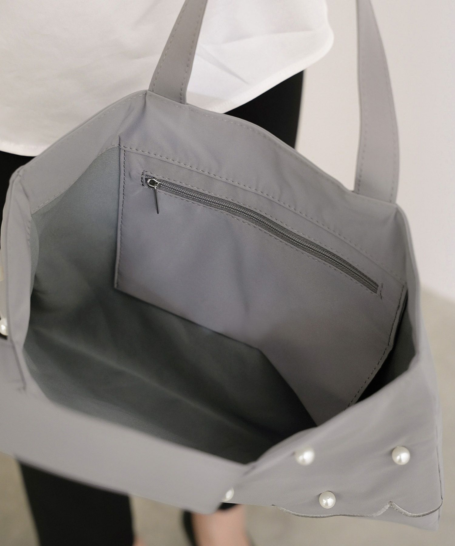 バッグ軽いおしゃれレディースかわいい通勤a4小さめ人気大人白黒撥水ジョイントスペース