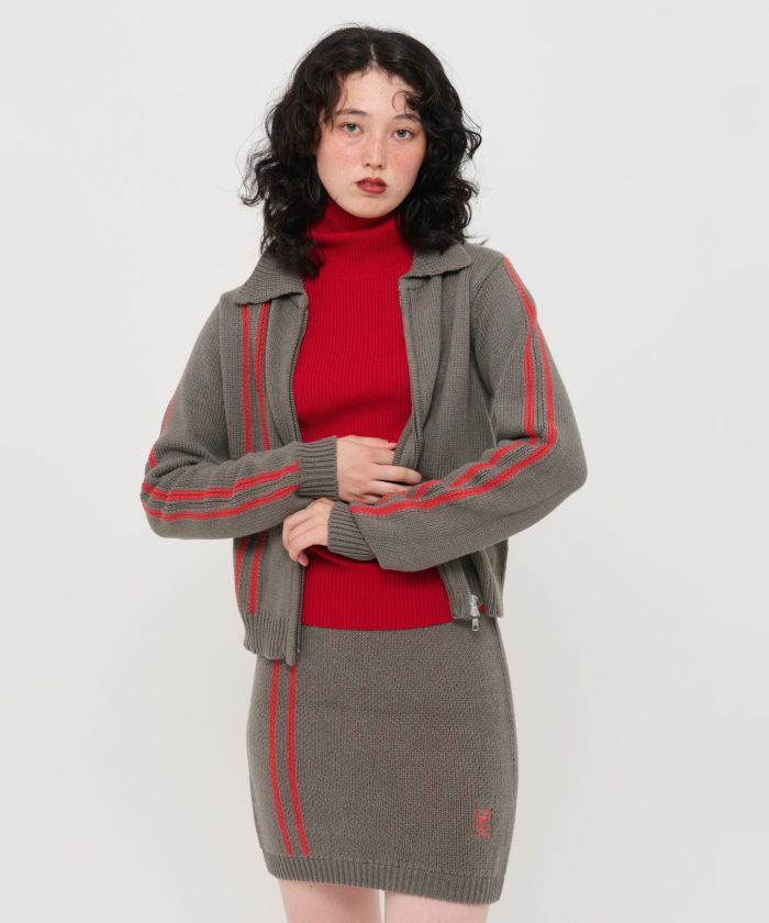 tina jojun トレーナー　タートルネック　デニムスカート　セット売り TINA：JOJUN デニムスカート ミディ丈 : ZOZOTOWN Yahoo!店