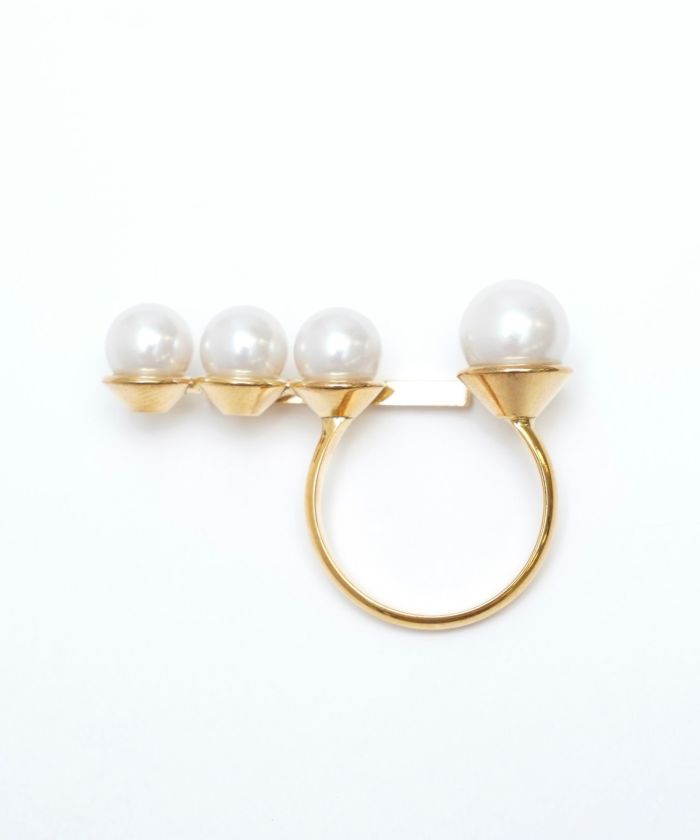 アジェイサント パール リング Adjacent Pearl Ring