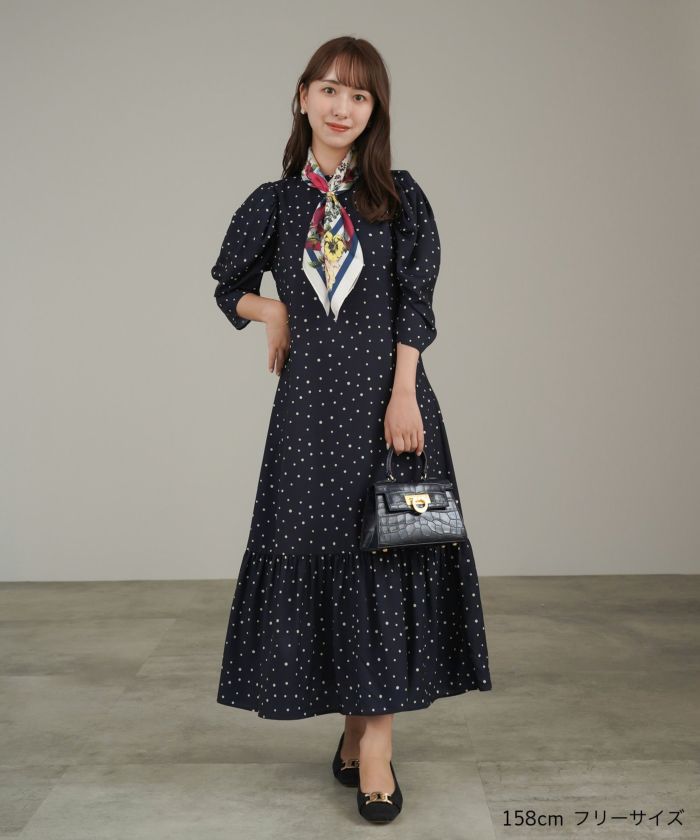 Booby Total Embroidery Polo Dress/ブービートータルエンブロイ
