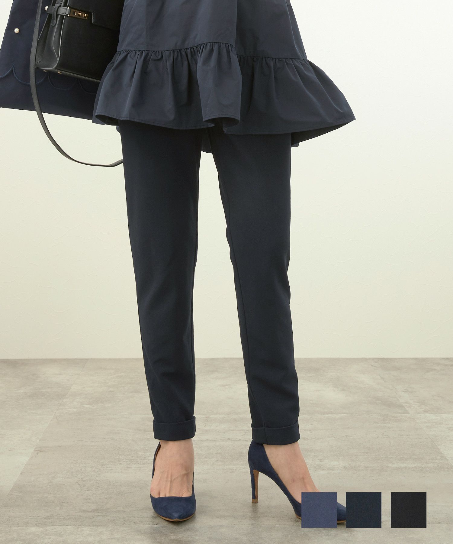 ドロスト らくちん 細パンツ Liala×PG