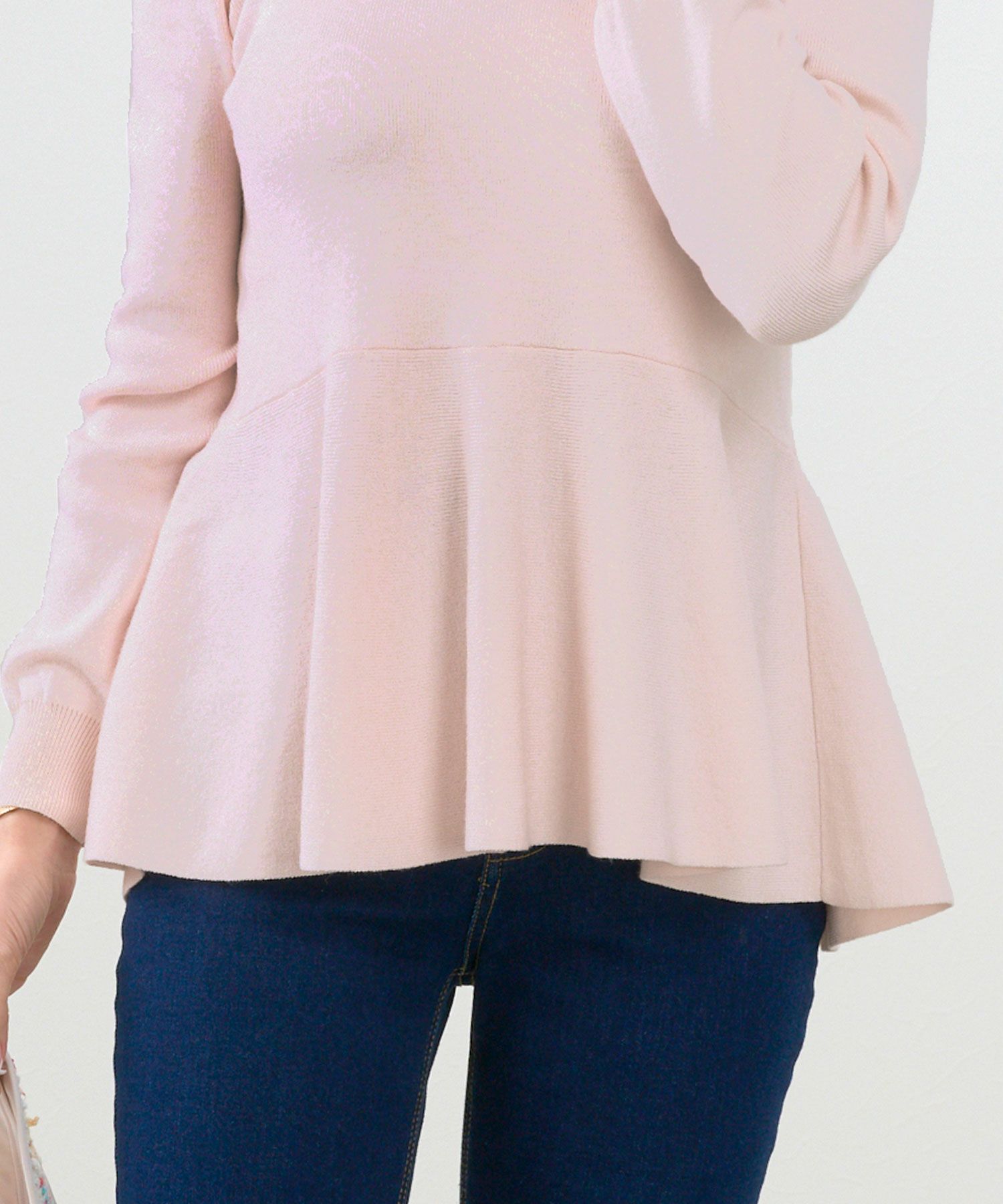 手洗い可/レンチングTMエコヴェロTM/タートル/パフ袖/大人可愛い/きれいめ/セットアップ対応/S/M/L