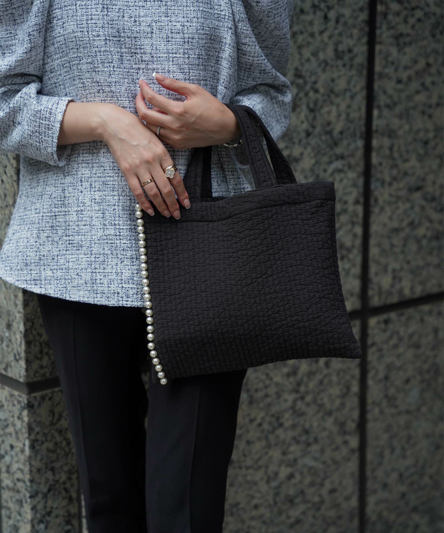 レディース/バッグ/パール/ヌビ/春/夏/秋/冬/ピンク/ベージュ/チャコール/アイボリー/グレー/ブラック