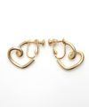 ツイスト ハート ピアス イヤリング Twist Heart Pierce Earring