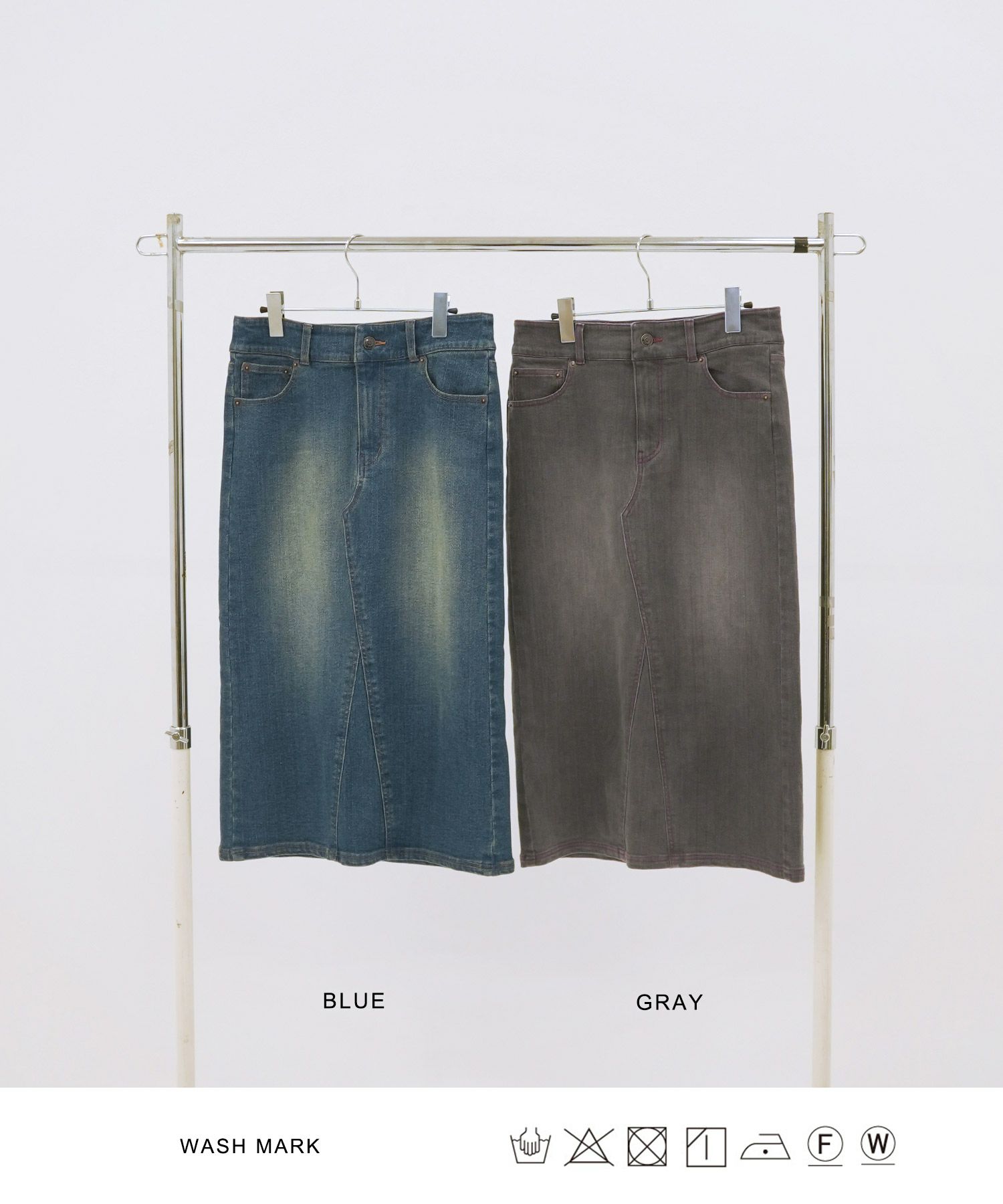 ボトムス/スカート/デニムスカート/ヴィンテージライク