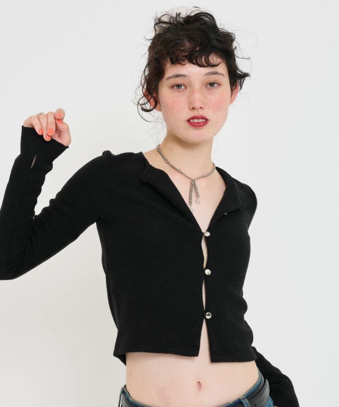 スリムフィット カーディガン TINA：JOJUN 全2色｜tnj541-0739【2】