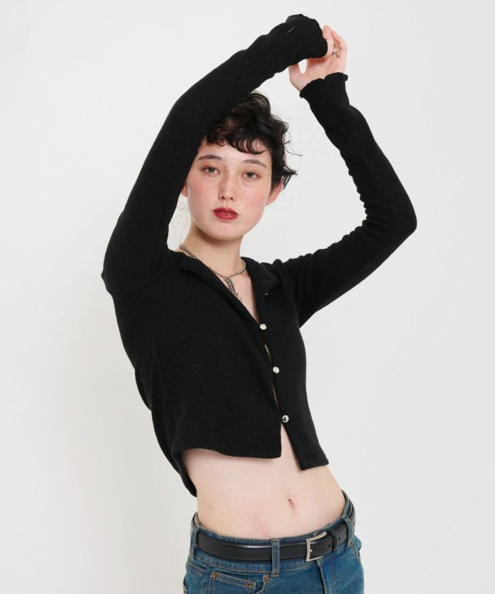 スリムフィット カーディガン TINA：JOJUN 全2色｜tnj541-0739【2】