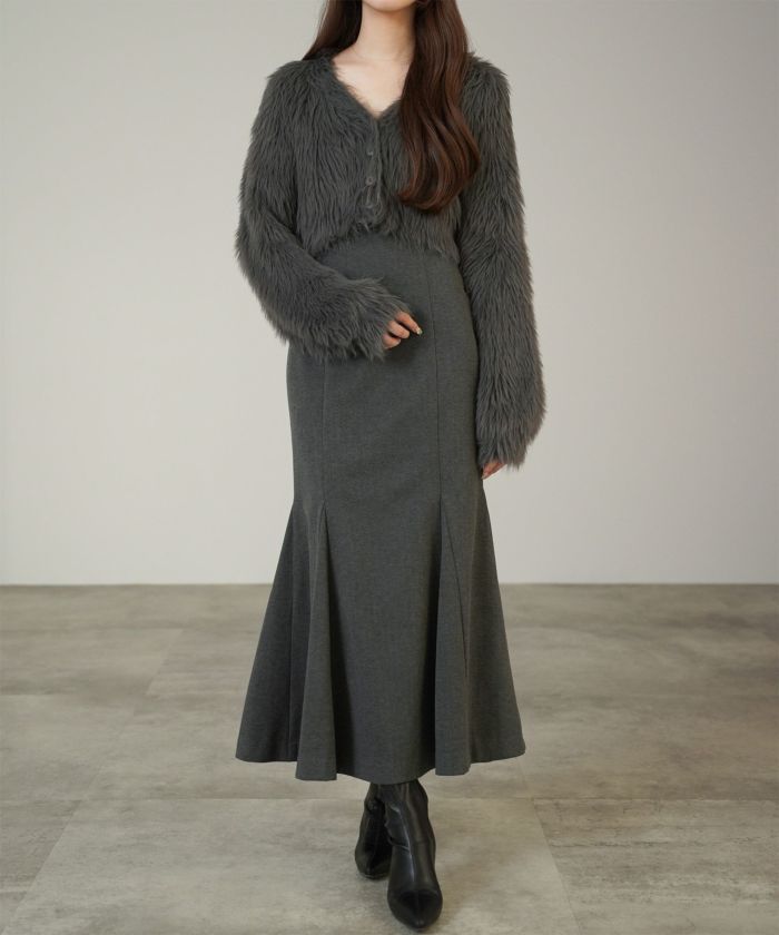 限定Price！SALE シャギー ニット ショート カーディガン