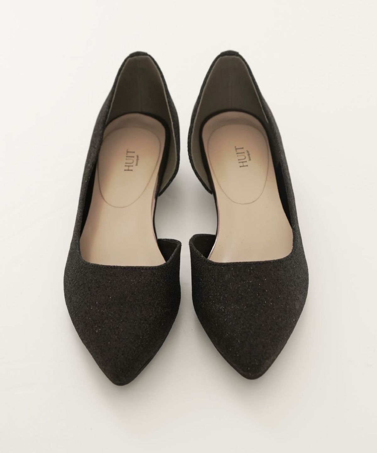 レディース/パンプス/フラットシューズ/ローヒール/グリッター/春/夏/秋/冬/シルバー/ゴールド/ブラック