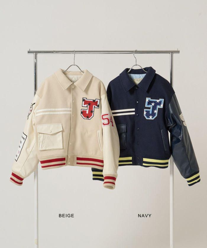 TINA：JOJUN  オリジナルワッペンスタジャン TINA：JOJUN（ティーナジョジュン） スタジャン オリジナルワッペン