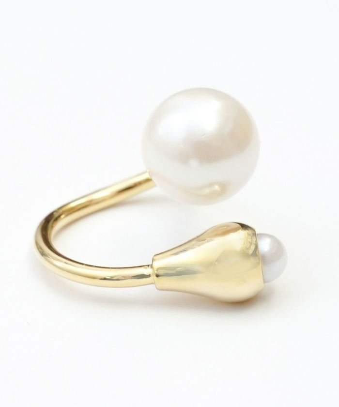 クロッシング パール リング Crossing Pearl Ring