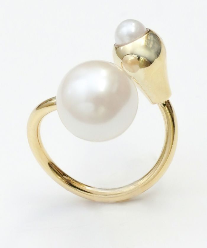 クロッシング パール リング Crossing Pearl Ring