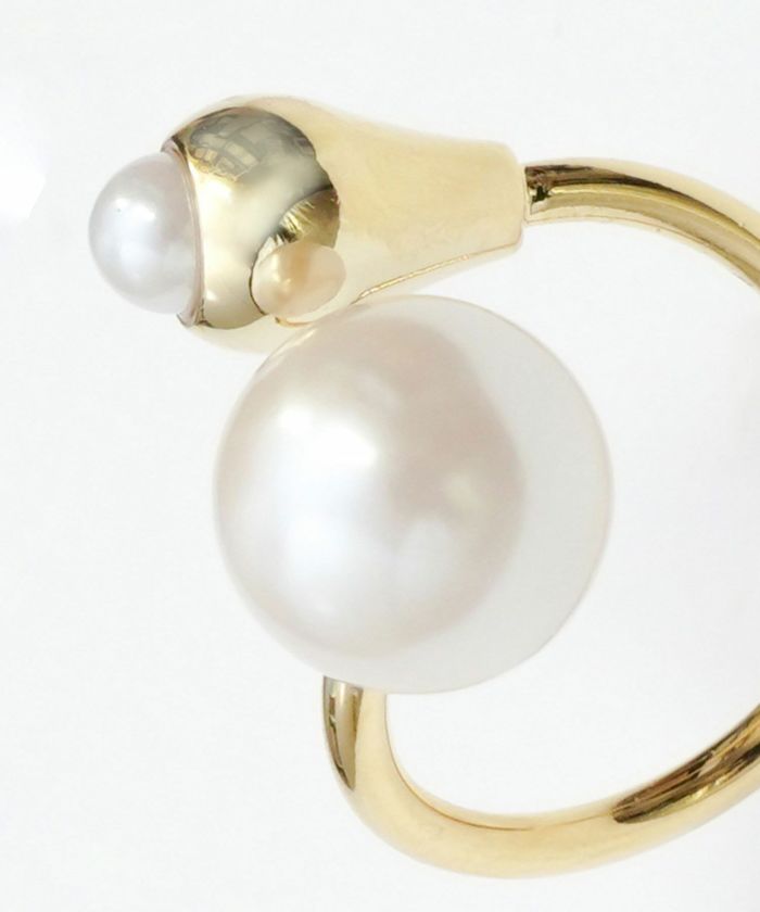 クロッシング パール リング Crossing Pearl Ring