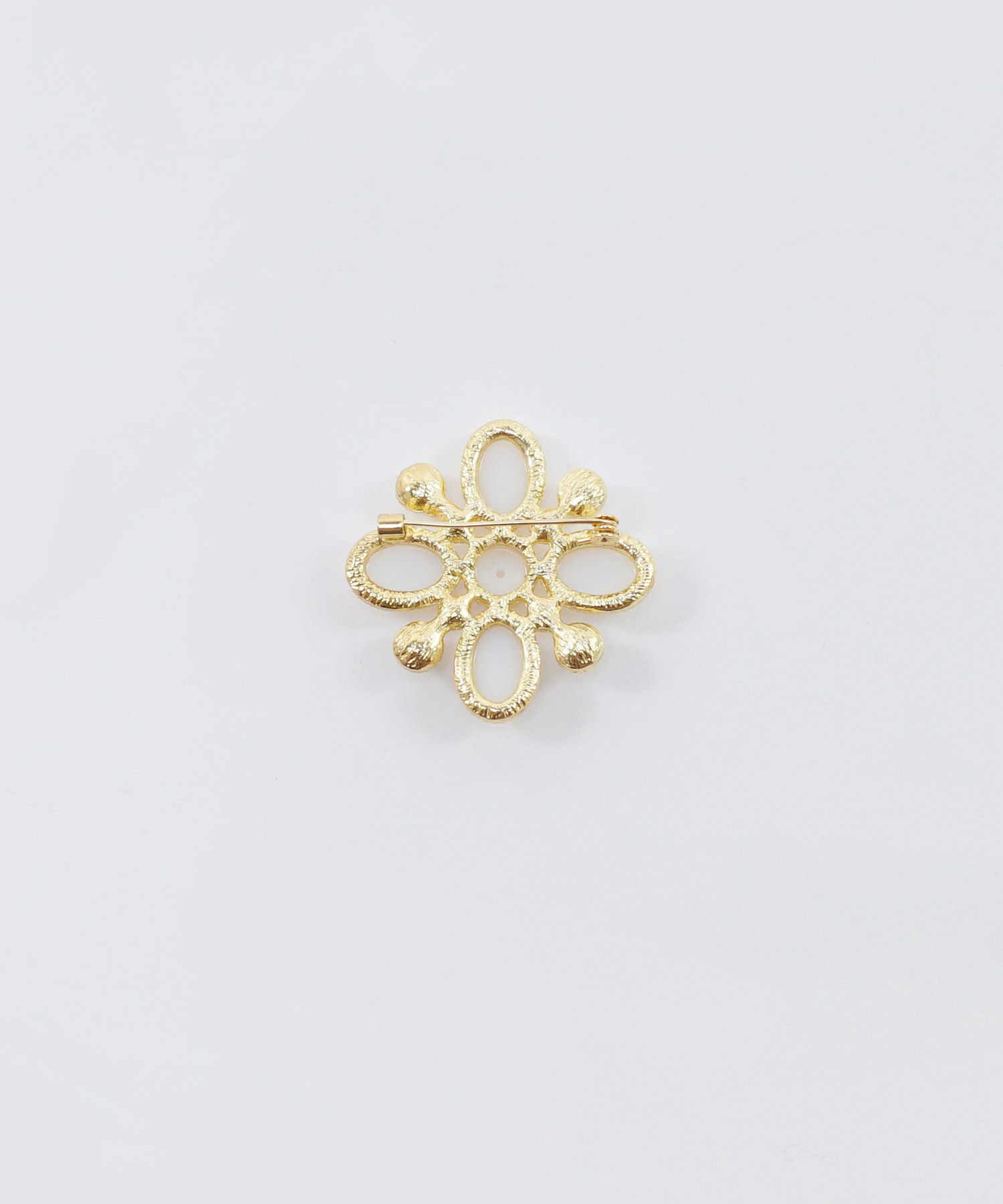 セレクト/ブローチ/パール/ゴールド/フラワーモチーフ/花/上品/エレガント/大人