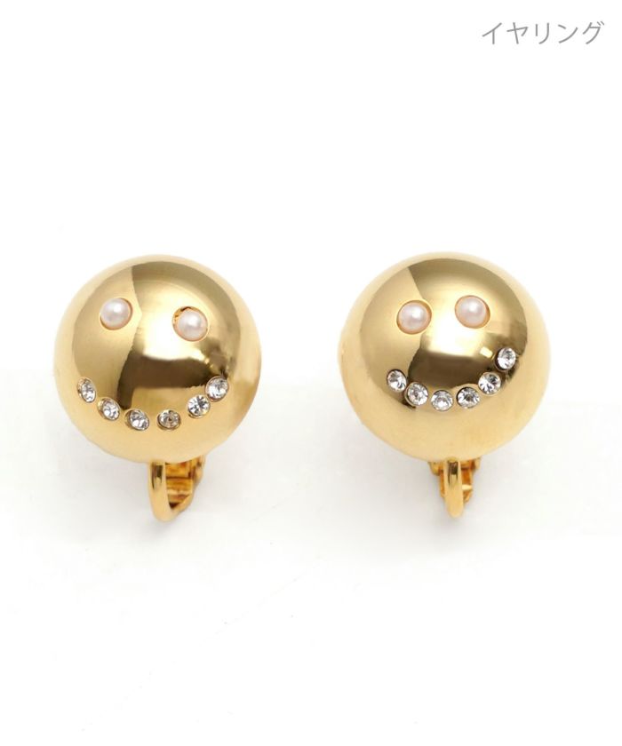 スマイル ボール ピアス イヤリング Smile Ball Pierce Earring