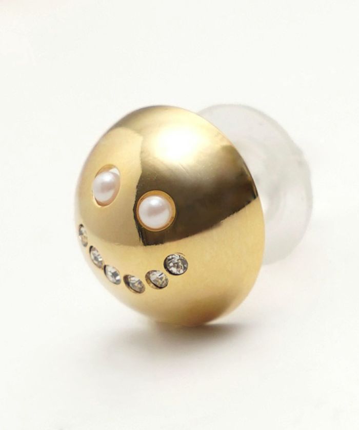 スマイル ボール ピアス イヤリング Smile Ball Pierce Earring