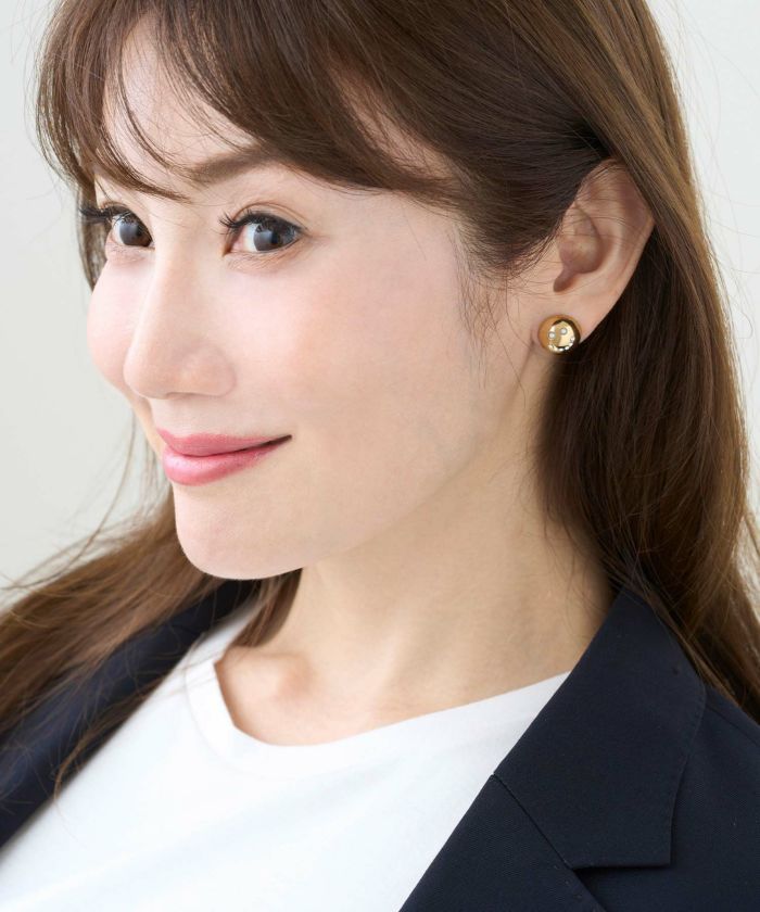 スマイル ボール ピアス イヤリング Smile Ball Pierce Earring