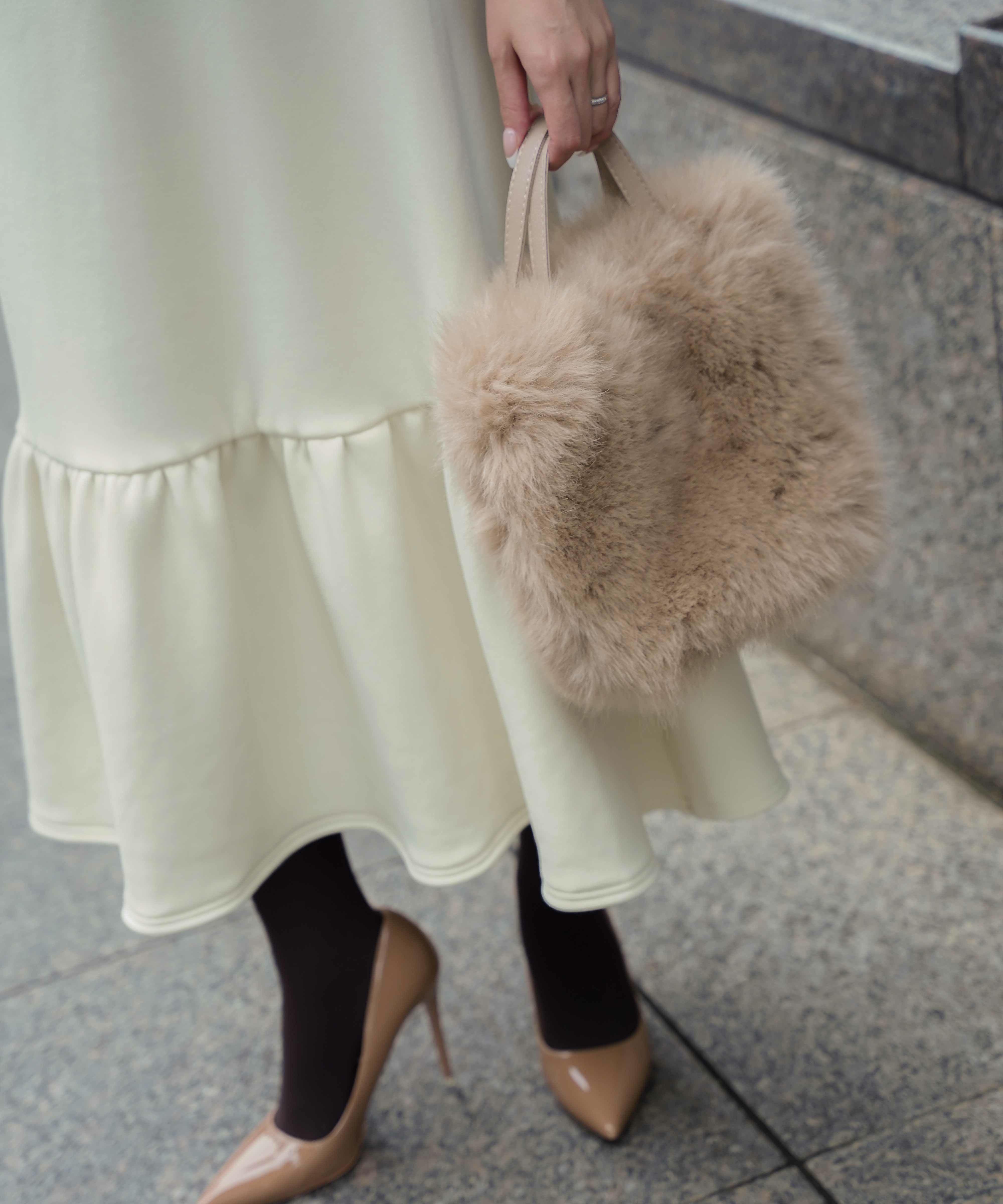 レディース/ワンピース/ボンバーヒート/パワーショルダー/マーメイドシルエット/長袖/ロング丈/秋/冬/チャコール/ライトグレー/ブラック