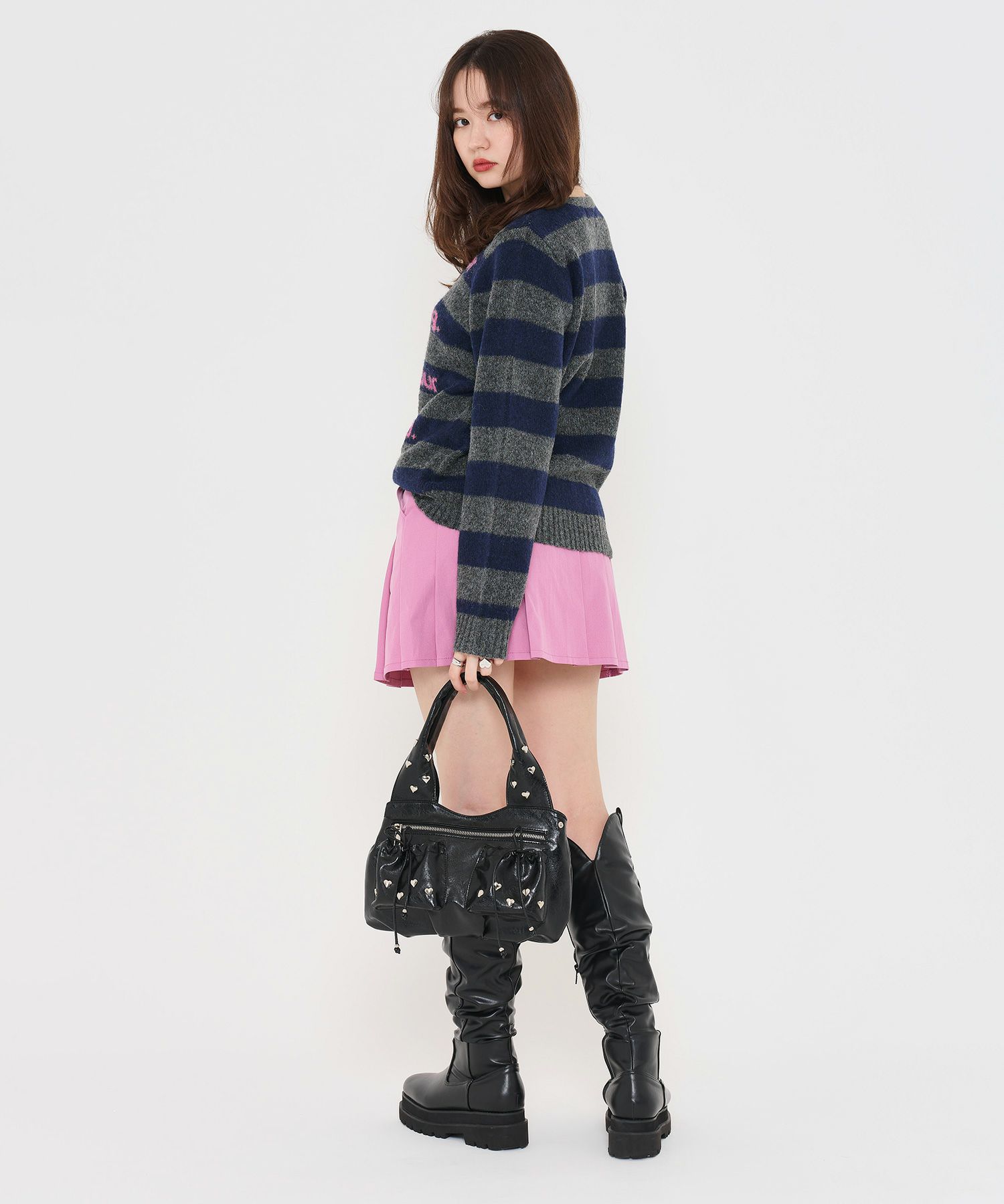 グッズ/小物/バッグ/ハンドバッグ/ブラック/レッド