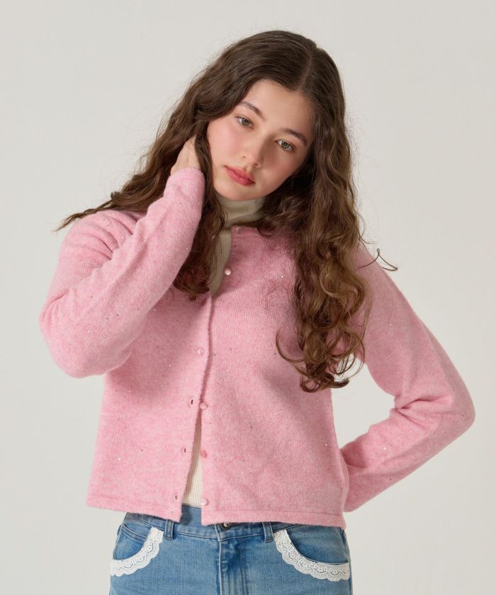 スパンコール/カーディガン/キラキラカーディガン