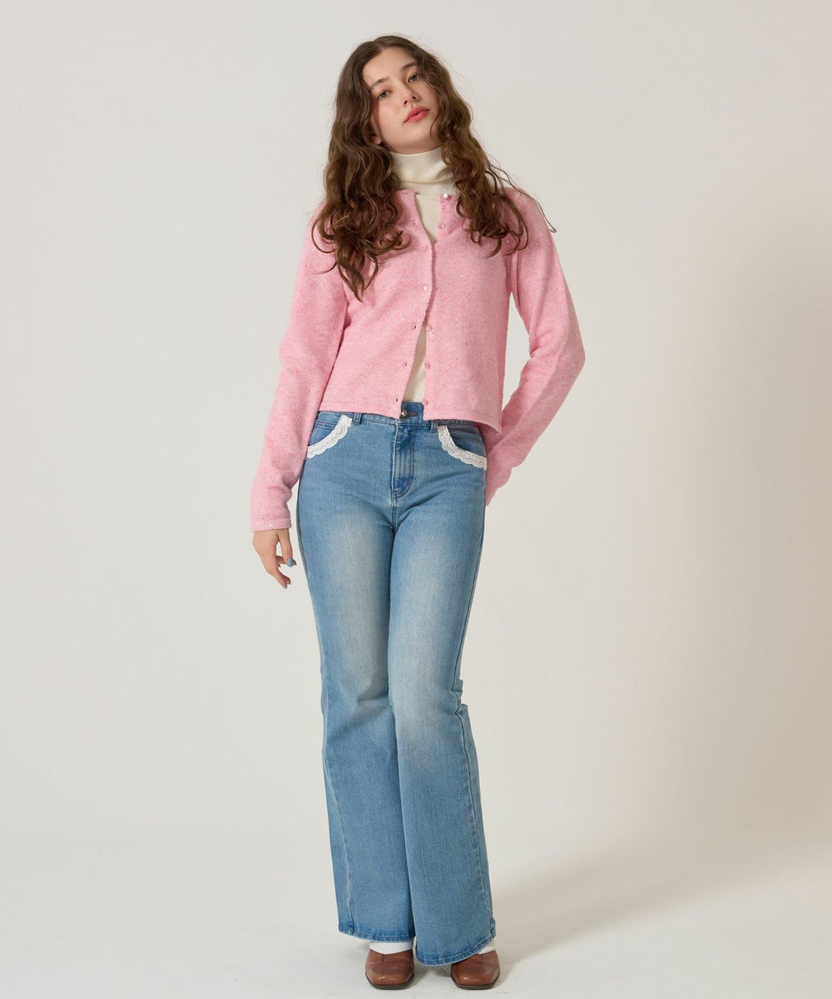 スパンコール/カーディガン/キラキラカーディガン