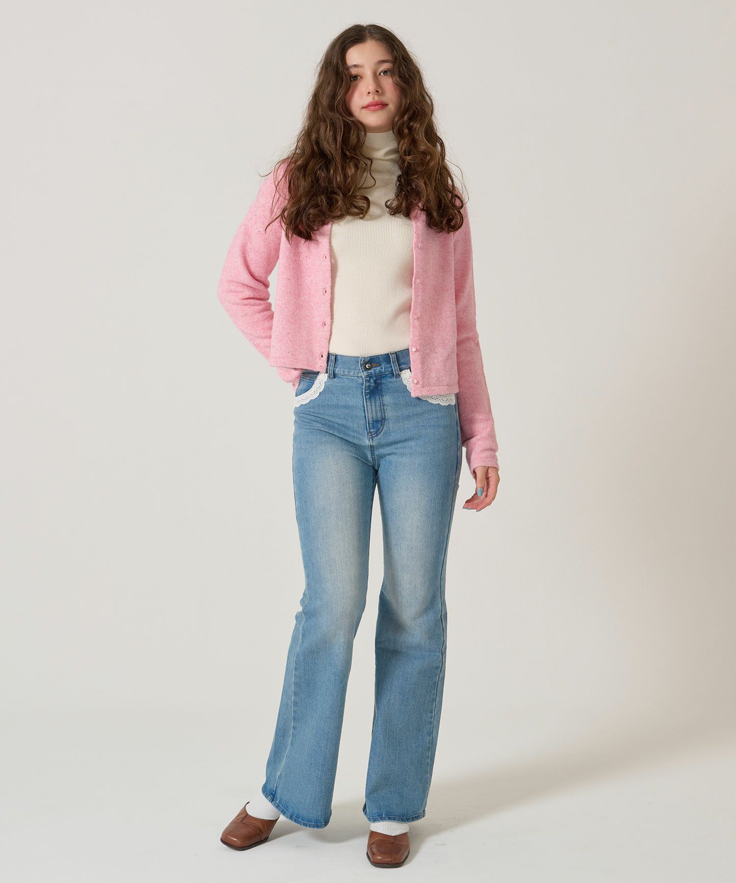 スパンコール/カーディガン/キラキラカーディガン