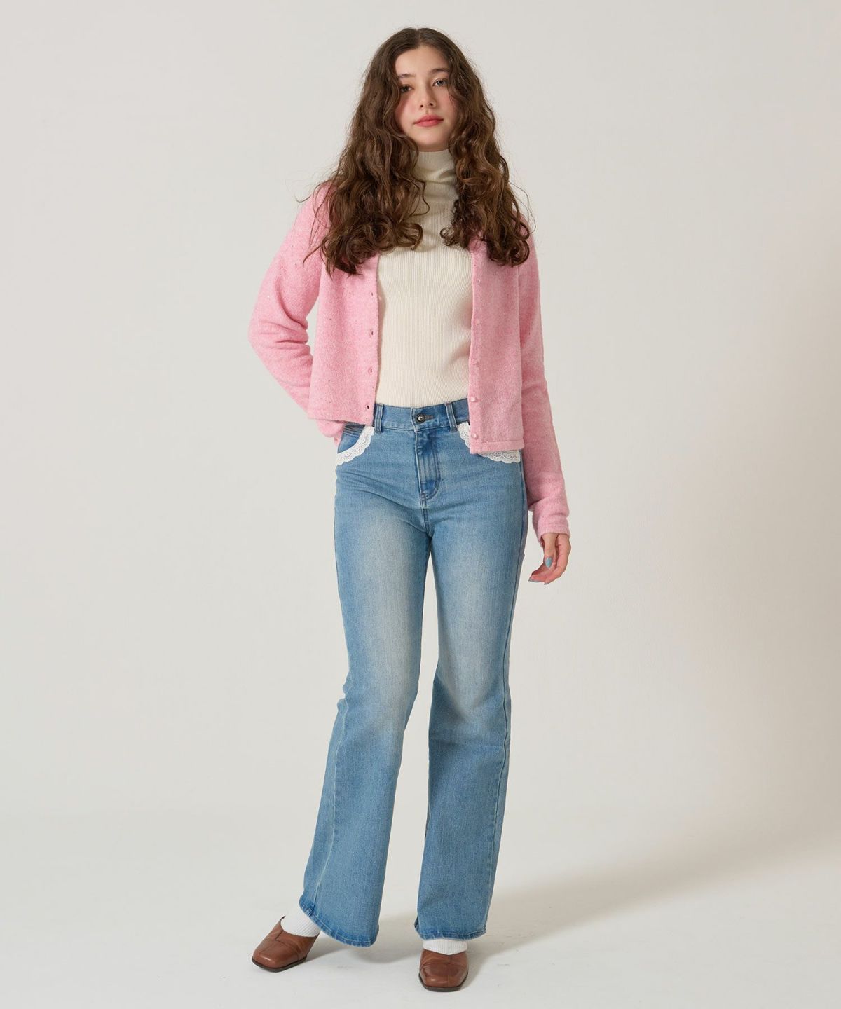 スパンコール/カーディガン/キラキラカーディガン