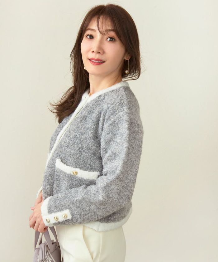 COEL) バイカラーフリルカーディガン | puakoの店長ブログ
