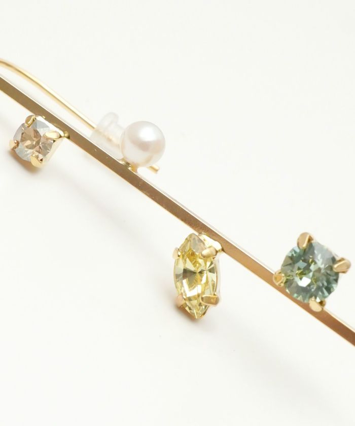 パステル ストーン ピアス イヤリング Pastel Stone Pierce Earring