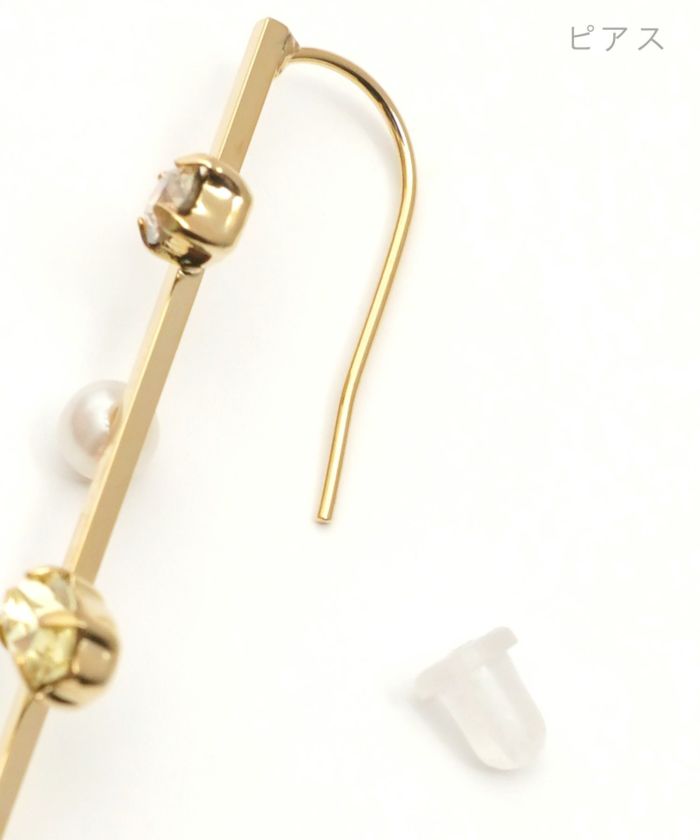 パステル ストーン ピアス イヤリング Pastel Stone Pierce Earring