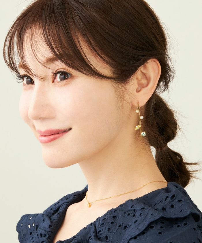 パステル ストーン ピアス イヤリング Pastel Stone Pierce Earring