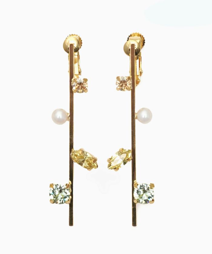 パステル ストーン ピアス イヤリング Pastel Stone Pierce Earring