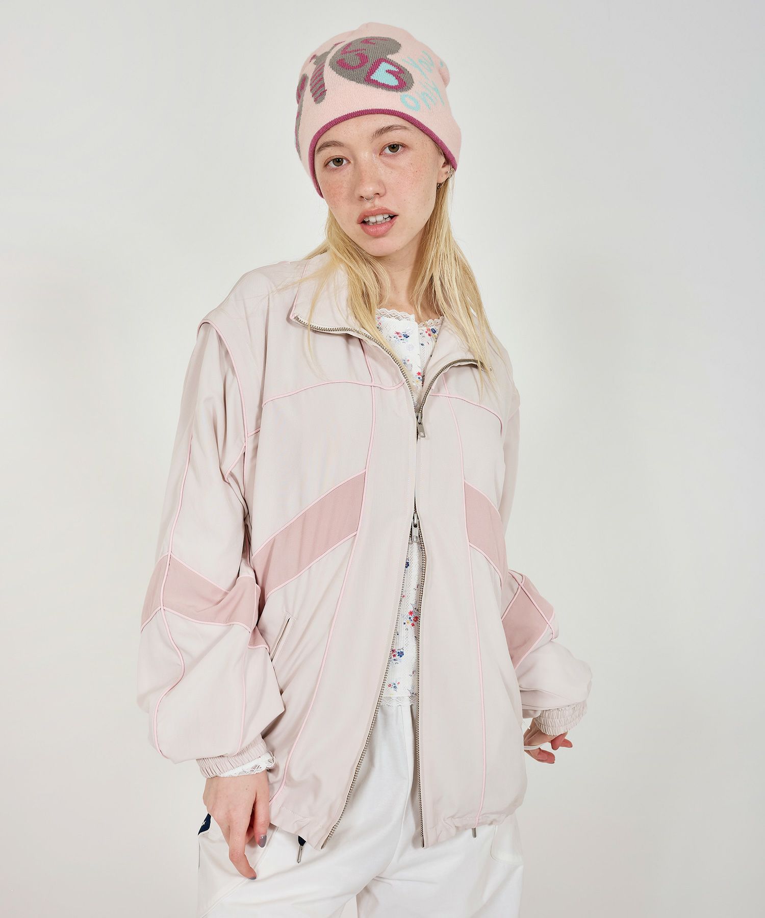 Winter-SALE 2WAY トラックブルゾン TINA：JOJUN 全2色｜tnj211-0759【1】