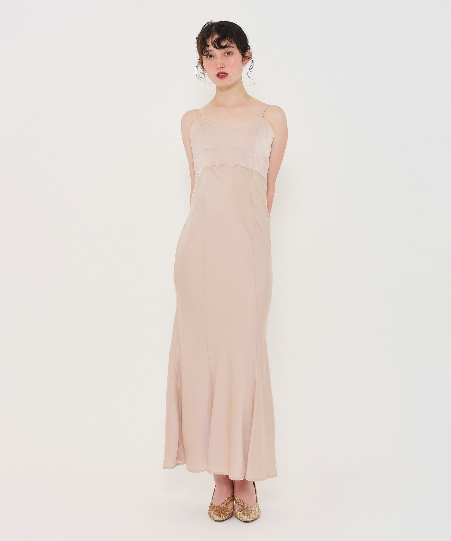 オケージョン/ワンピース/ドレス/キャミワンピース/ボレロ