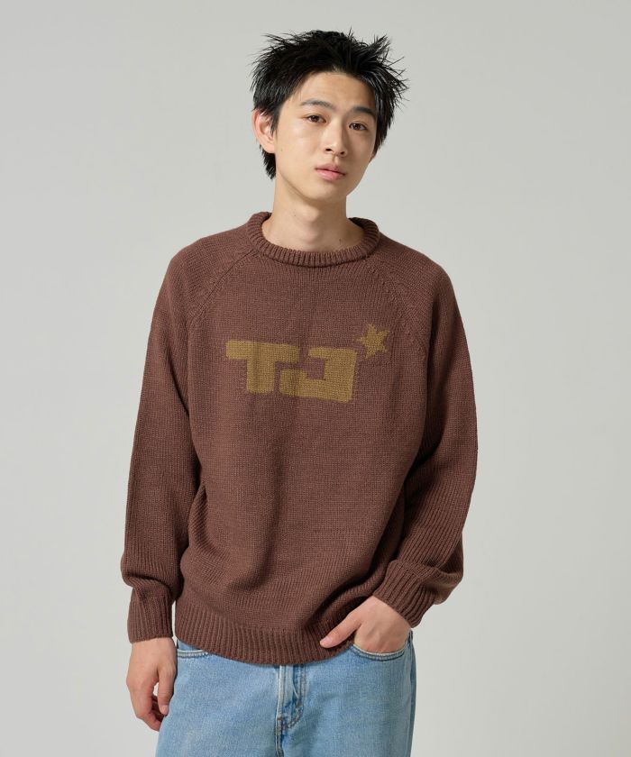 ユニセックス ジャガードニット TINA：JOJUN