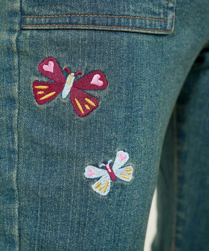 刺繍入り フレアデニムパンツ TINA：JOJUN 全1色｜tnj721-0766【2】