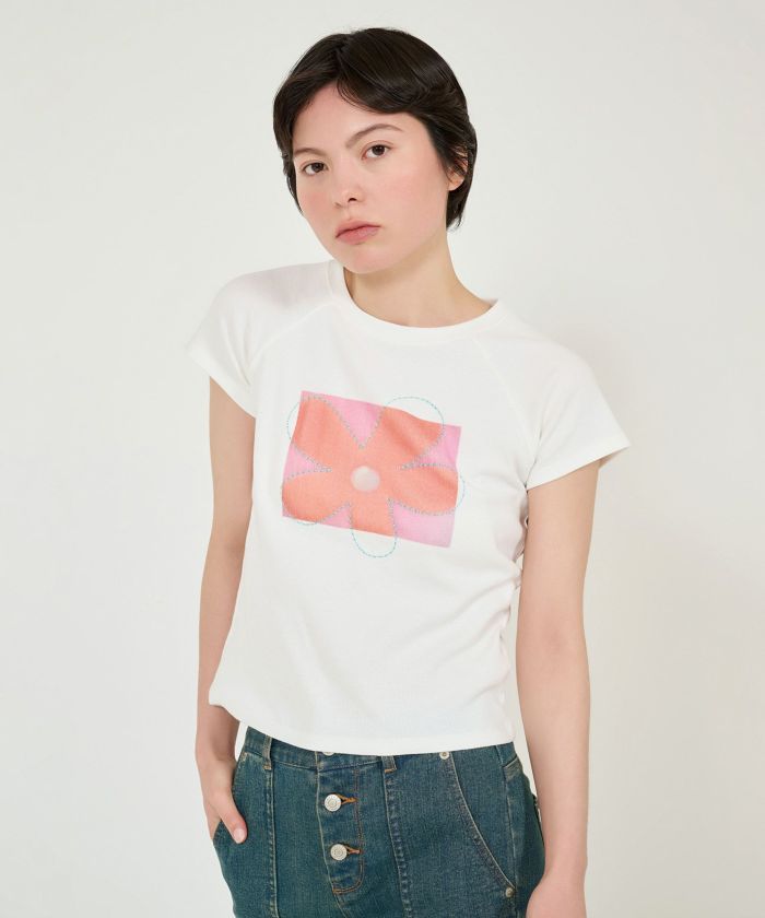 トップス TTT SLY | DRAWSTRING GATHER トップス (Tシャツ・カットソー(半袖