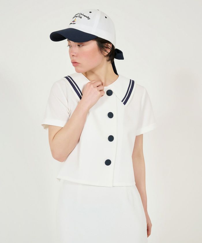 Special Price SALE セーラー ブラウス TINA：JOJUN 全2色