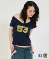 オフショル ナンバーTシャツ TINA：JOJUN 全2色｜tnj521-0780【3】