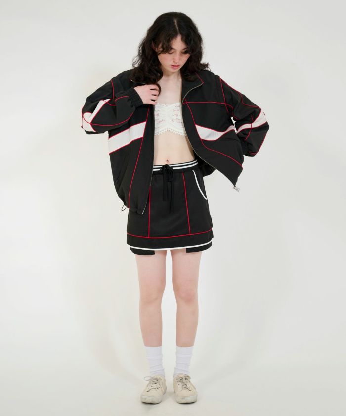 FINAL-SALE スポーティー ミニスカート TINA：JOJUN 全2色