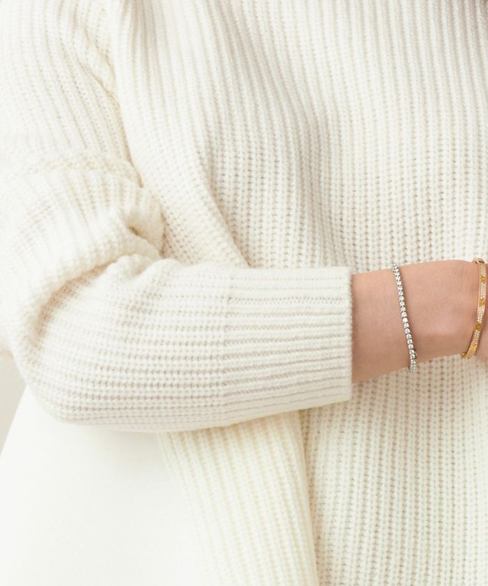 手洗い可 トップス ニット レディース ざっくり ローゲージ かわいい 人気 オフィス きれいめ 秋冬春 ジョイントスペース