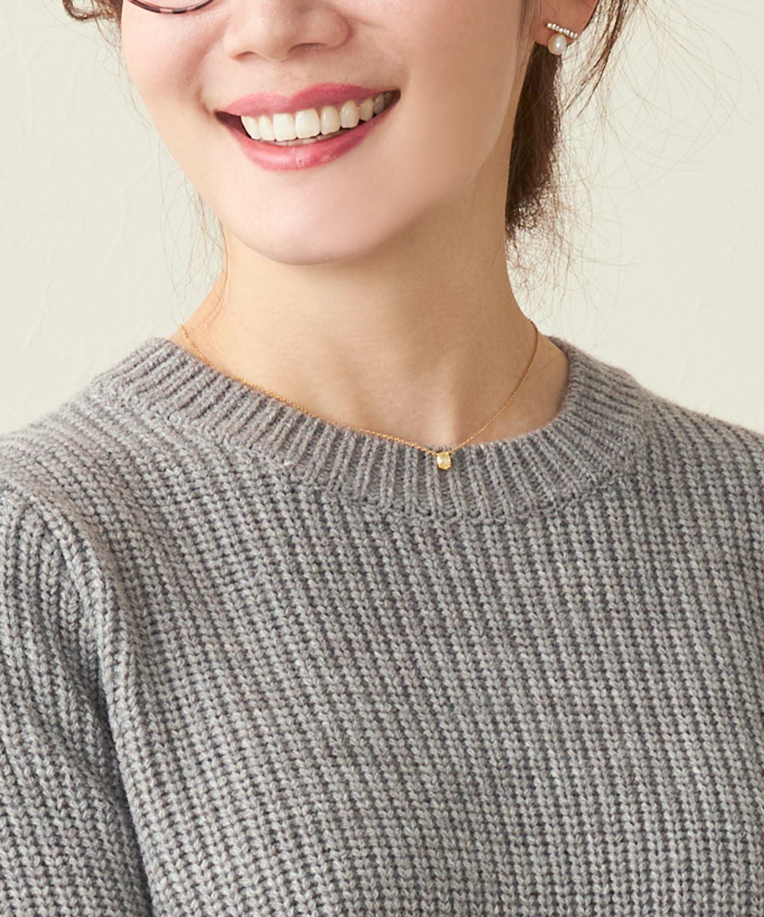 手洗い可 トップス ニット レディース ざっくり ローゲージ かわいい 人気 オフィス きれいめ 秋冬春 ジョイントスペース