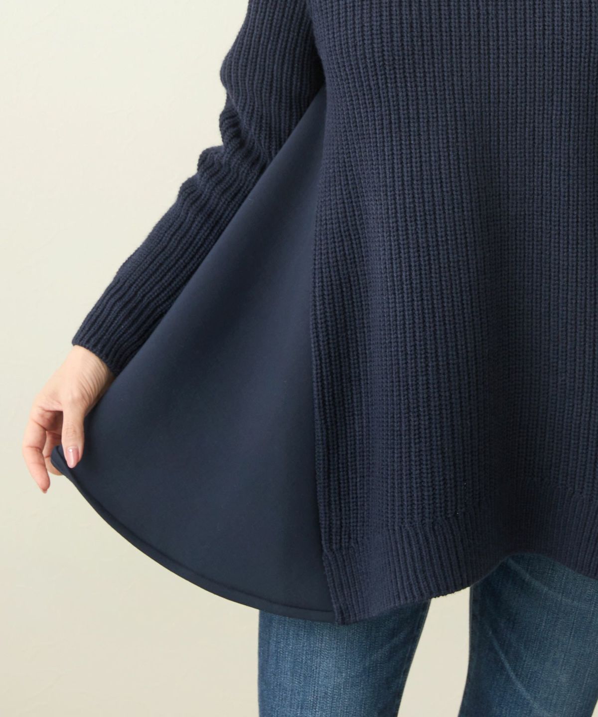 手洗い可 トップス ニット レディース ざっくり ローゲージ かわいい 人気 オフィス きれいめ 秋冬春 ジョイントスペース