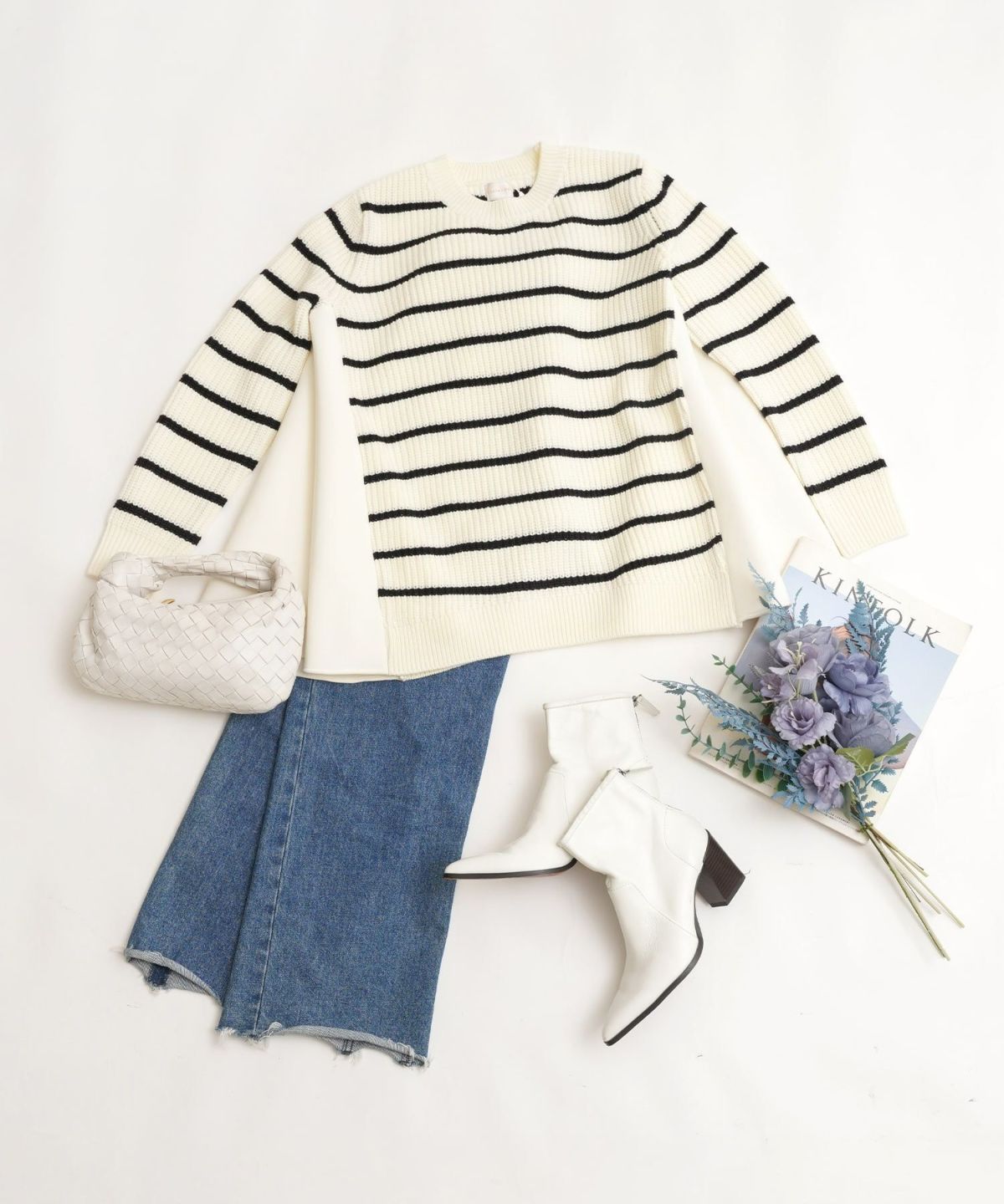 手洗い可 トップス ニット レディース ざっくり ローゲージ かわいい 人気 オフィス きれいめ 秋冬春 ジョイントスペース