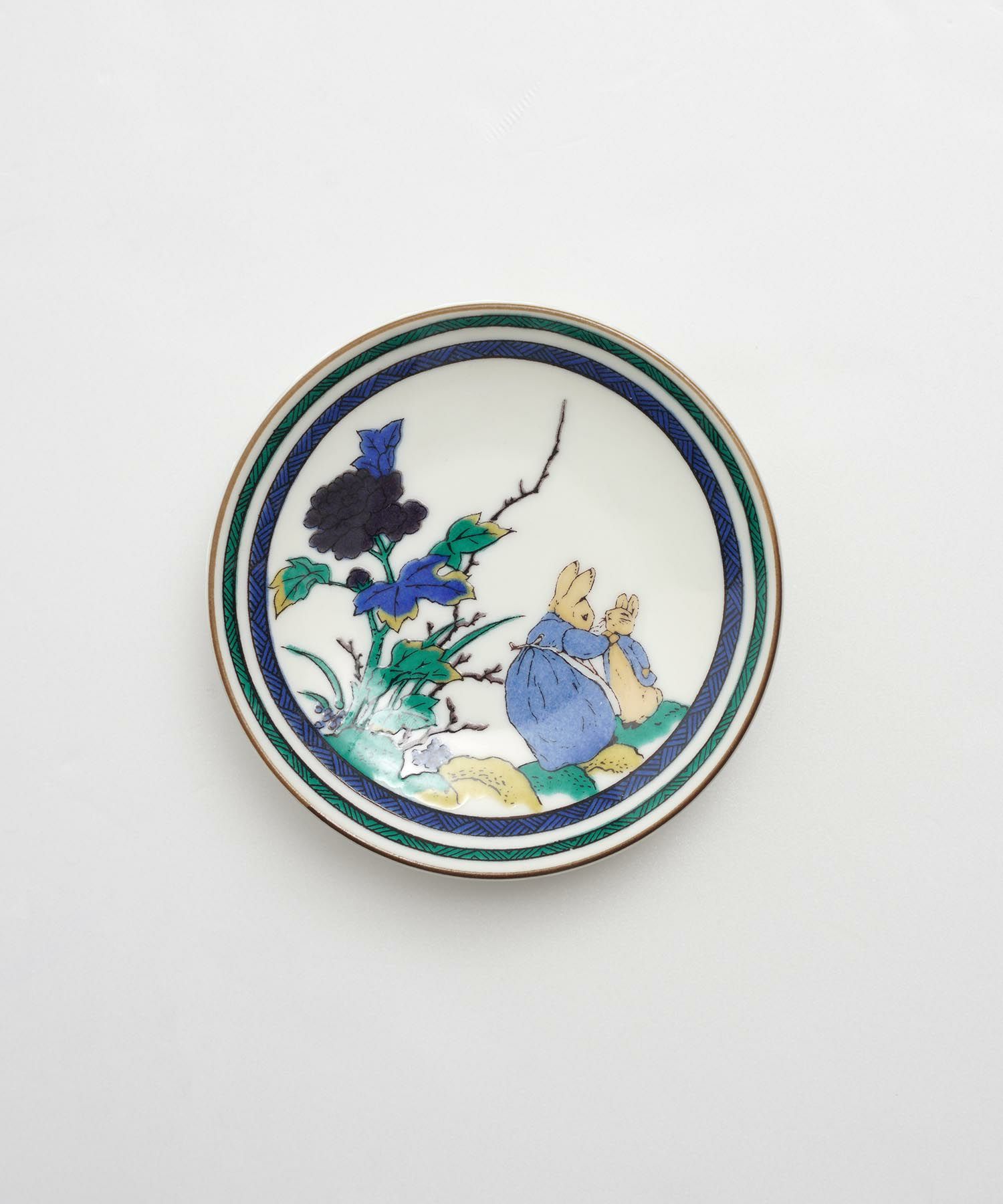 セレクト ピーターラビット 九谷焼 小皿 5枚セット HUIT 全1種｜hit989